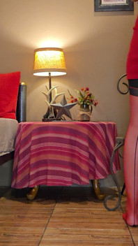 Sissy Kanisa em um Vintage Countryside Resort Parte 7 saia piscando na varanda e tira a roupa na cama