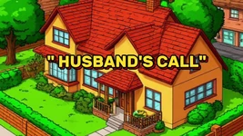 व्यभिचारी पति की पत्नी को अकेला रहना पसंद नहीं है। कार्टून पैरोडी।