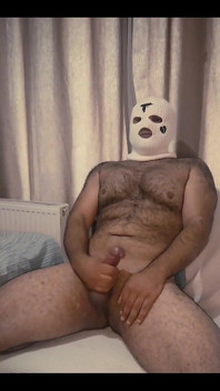 Hairy Masculine Man 2 Times Cum