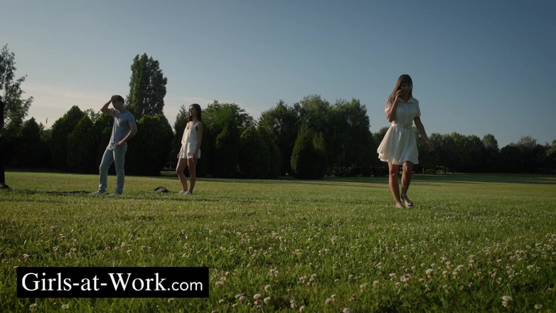 Girls At Work: Anita Rover Receives a Lot of Attention