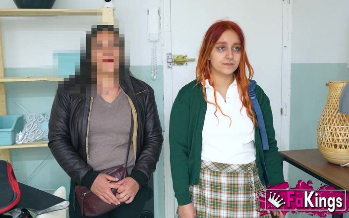 FAKings: Bring Your Stepmom to Work Day! 18 Years Old Babe Brings...