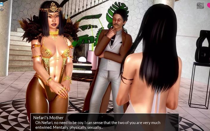 Porny Games: Mythic manor v0.17 - em gái mới, sphynx (4)