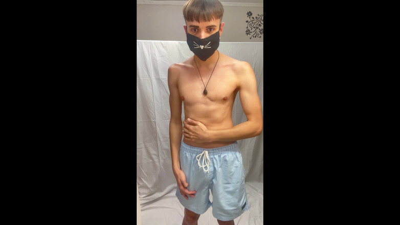 FemmeTwunkie: Kitty Femboy Zadek Hrát A Cum