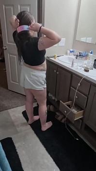 Shower Peeper Destroys PAWG