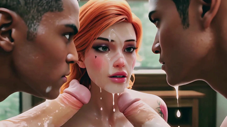 Total Sluts: Si rambut merah yang berusia 20 tahun mengidam zakar raksasa - deepthroat &amp;...