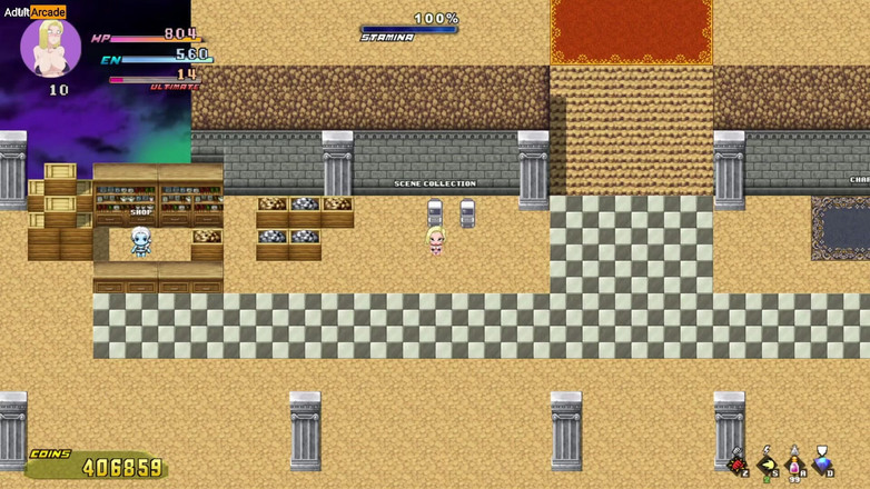LewdArcade: Dragon boll z parodi seks oyunu - süper sürtük z turnuva...