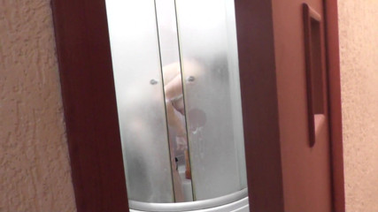XXX-Platinum: Stepmom Takes Shower and Stepson Watches Her