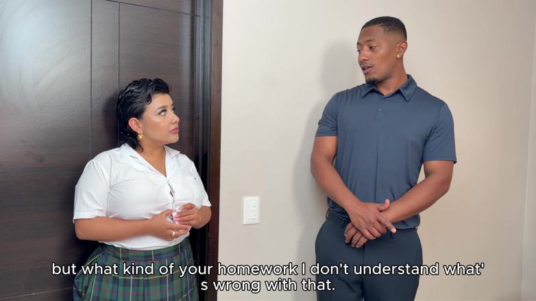 Naty Delgado: College Girl Naty Ends up with Her Bodyguard's Milk in...