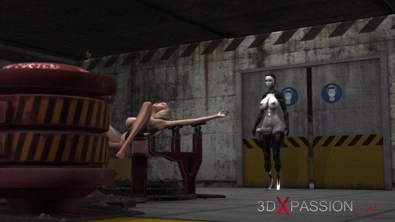 3dxpassion: Kawasan 51. Sistem super kongkek. Sci-Fi – android wanita mengongkek seorang awek...