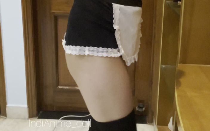 tattooed_indian: Indian Girl Maid.cosplay Marchew jebanie w cipce