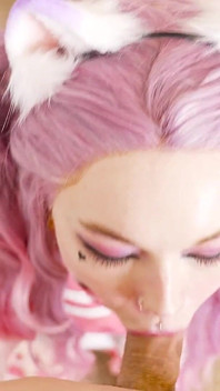 Kawaii Kitty Gets a Cum in Tight Pussy