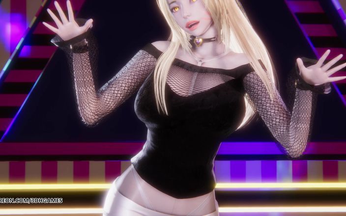 3D-Hentai Games: [mmd] Sistar - Touche-moi le corps Ahri, strip-tease sexy, League of...
