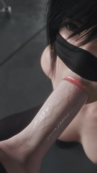 Yuffie Final Fantasy 7 - service de pipe humide et baveuse [version 4K uniquement]