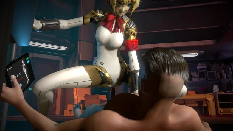 Wraith ward: Testing the Sex Features of Aigis - Persona 3 Parody