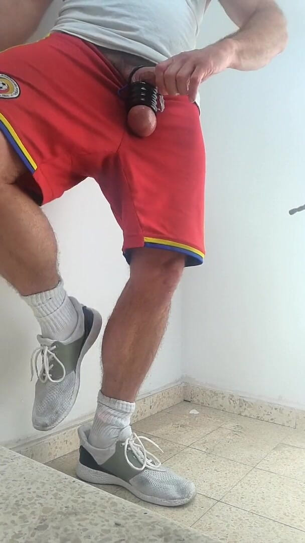 Zack f: Expositor dick out publis staircase
