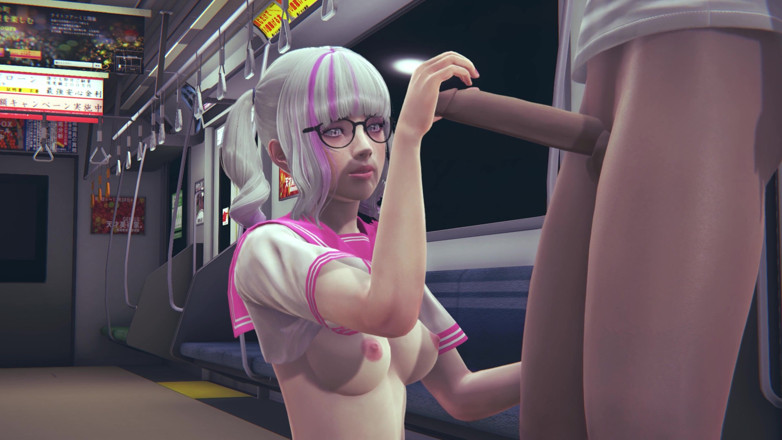 Waifu club 3D: Studentessa di college sega il cazzo per un amico nella...