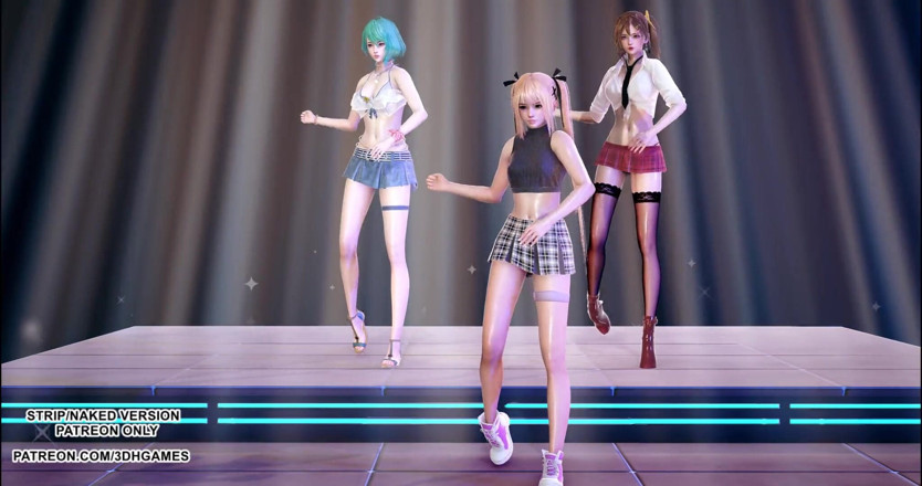 3D-Hentai Games: [MMD]征服者ドアマリーローズ美咲玉木ホットダンス4k 60fps