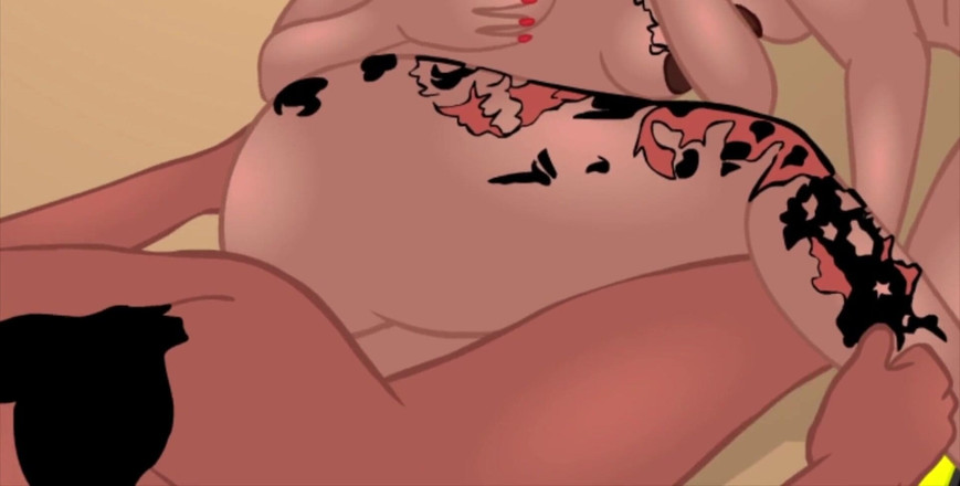 Back Alley Toonz: 有趣性感的大屁股黑人3P打开门户网站