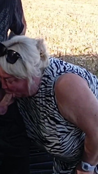 Pissing in Nature Fucked a Neighbor in Her Mouth and Filled It with Cum