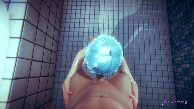 Yaoitube: Yaoi femboy blue lagi asik nyepong kontol dan dientot dari...