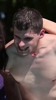 Group of Naughty Young Friends Having Fun