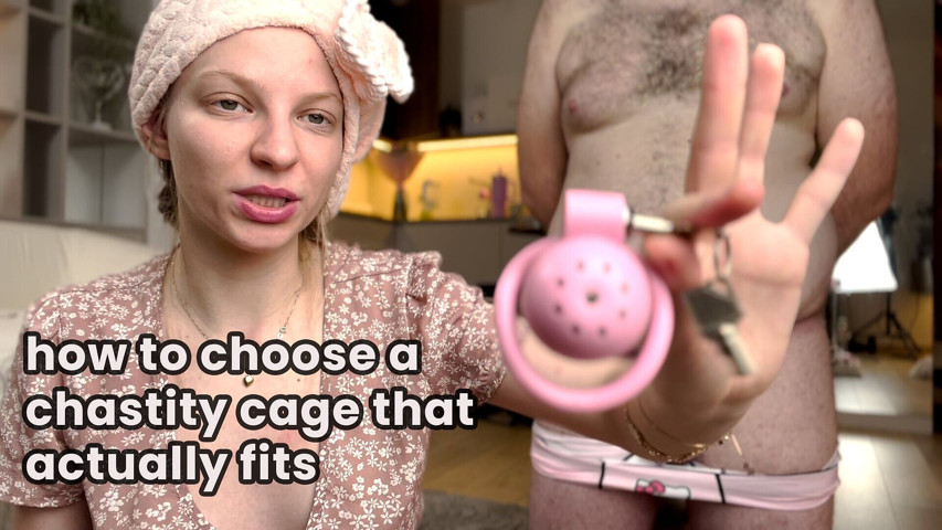 Chastity Tutorial - How to Choose a Chastity Cage That Actually Fits - Part 2 (Goddess BellaRae) Chastity Tutorial - How to Choose a Chastity Cage That Actually Fits - Part 2 (Goddess BellaRae)