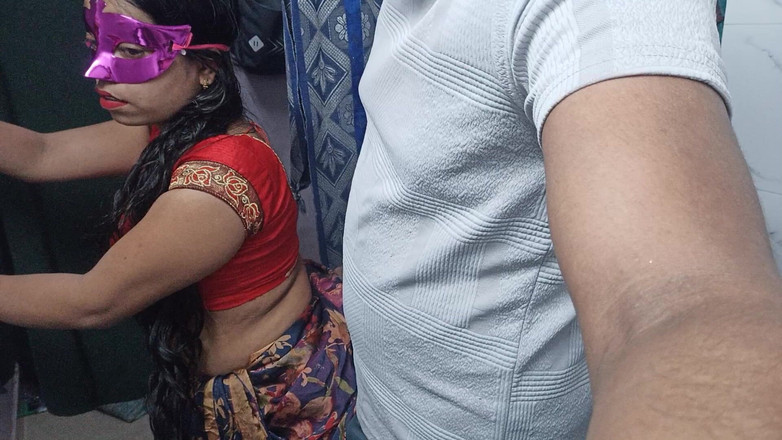 Hindi-Sex: Vášnivý domácí sex skutečného indického páru - surový, nefiltrovaný, kurva