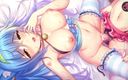 MsFreakAnim: Lesbian in Stockings Strapon Her Stepsister. | Hentai Uncensored | Sakura Hime 3 |...