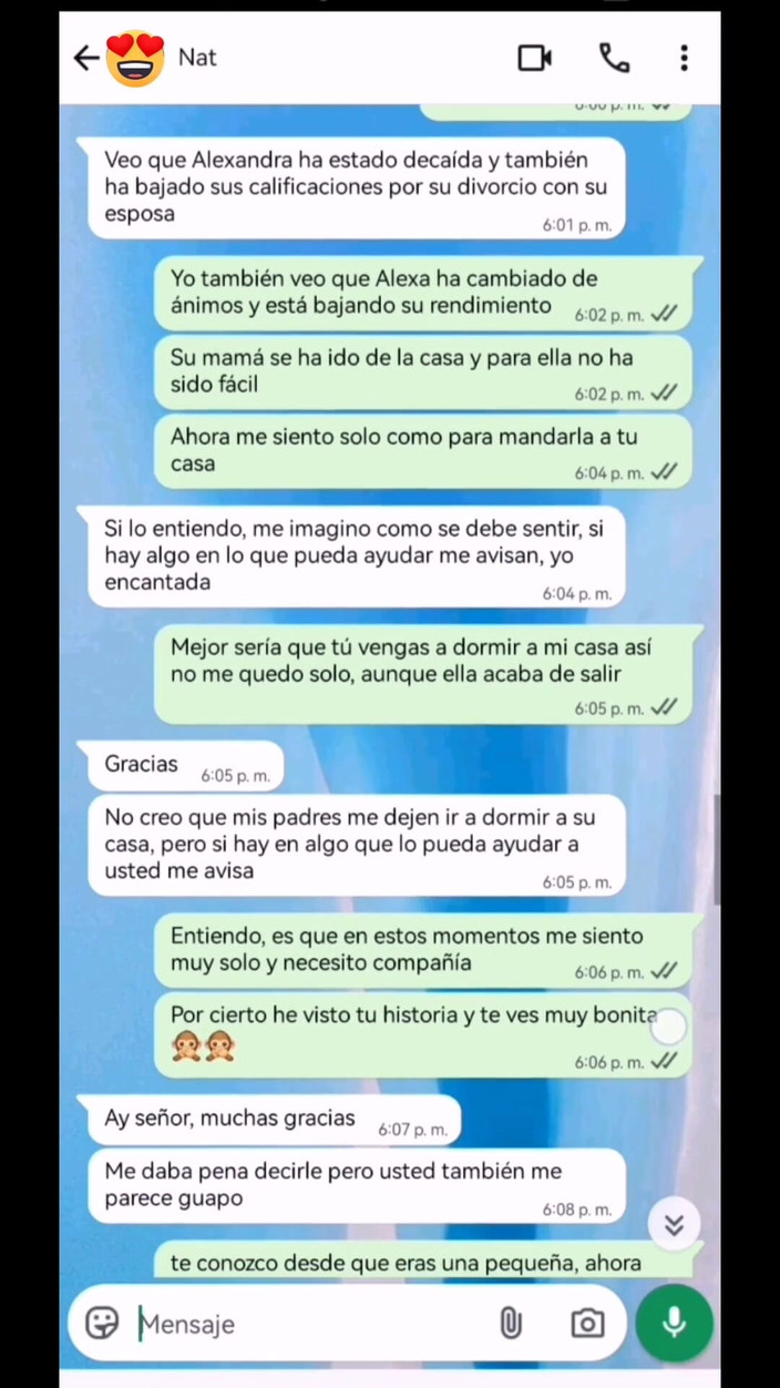 Natasha Caseros: Hete chat met de vriend van mijn stiefdochter