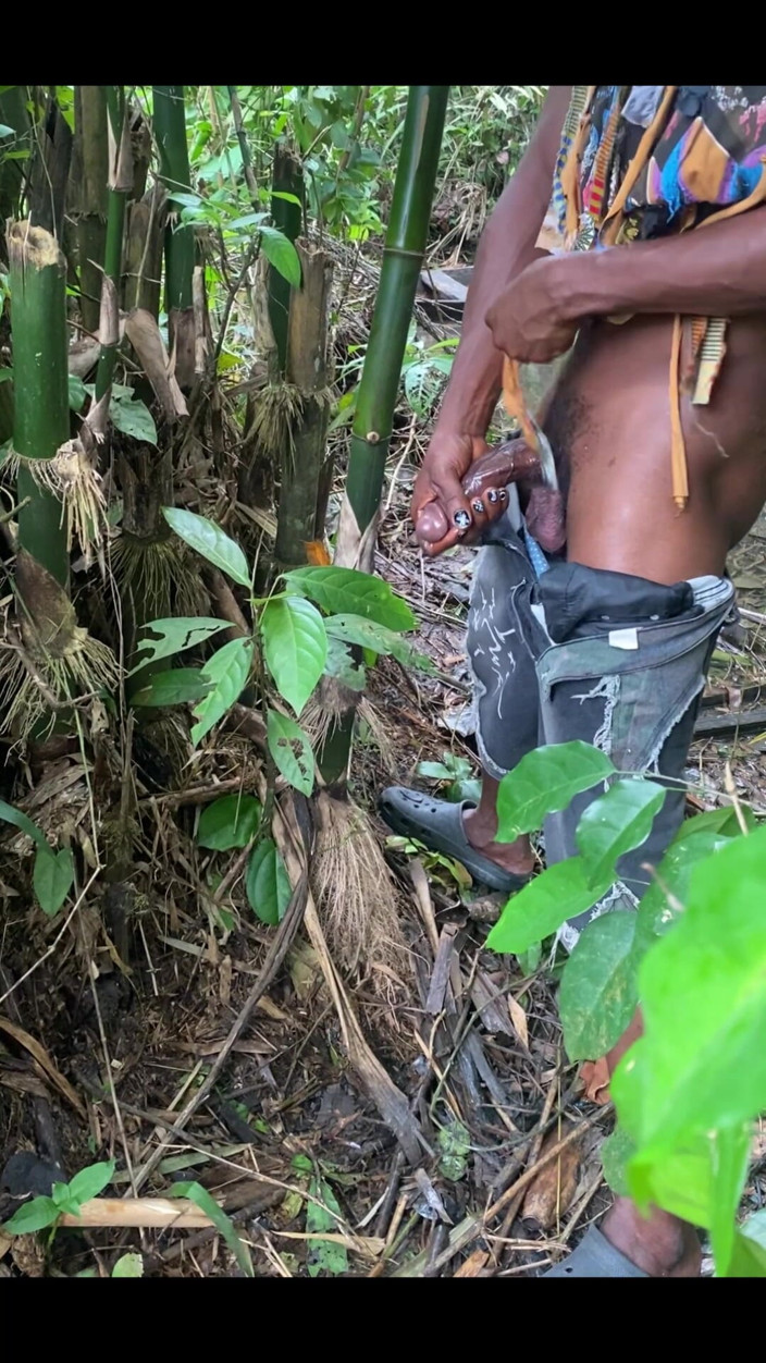 assdriller50: Pouring Cum in the Forest