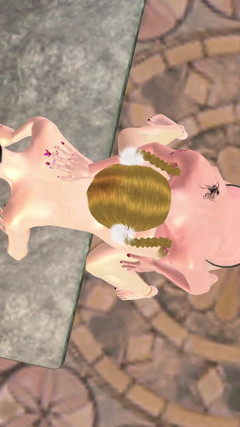 Beautiful Girl Strapon Fucks Futa Ass in Machinery Position From Behind - 3D Cartoon