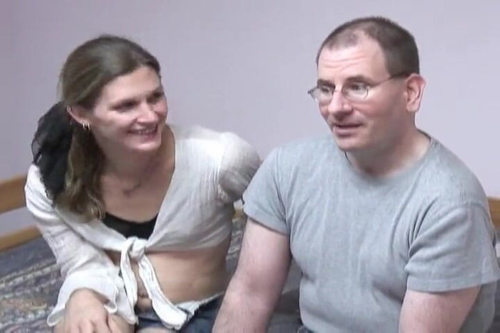 Radical: Old man and skinny young girl