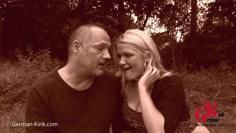 German Kink: Deepthroat and face fuck action for a poor blonde chick
