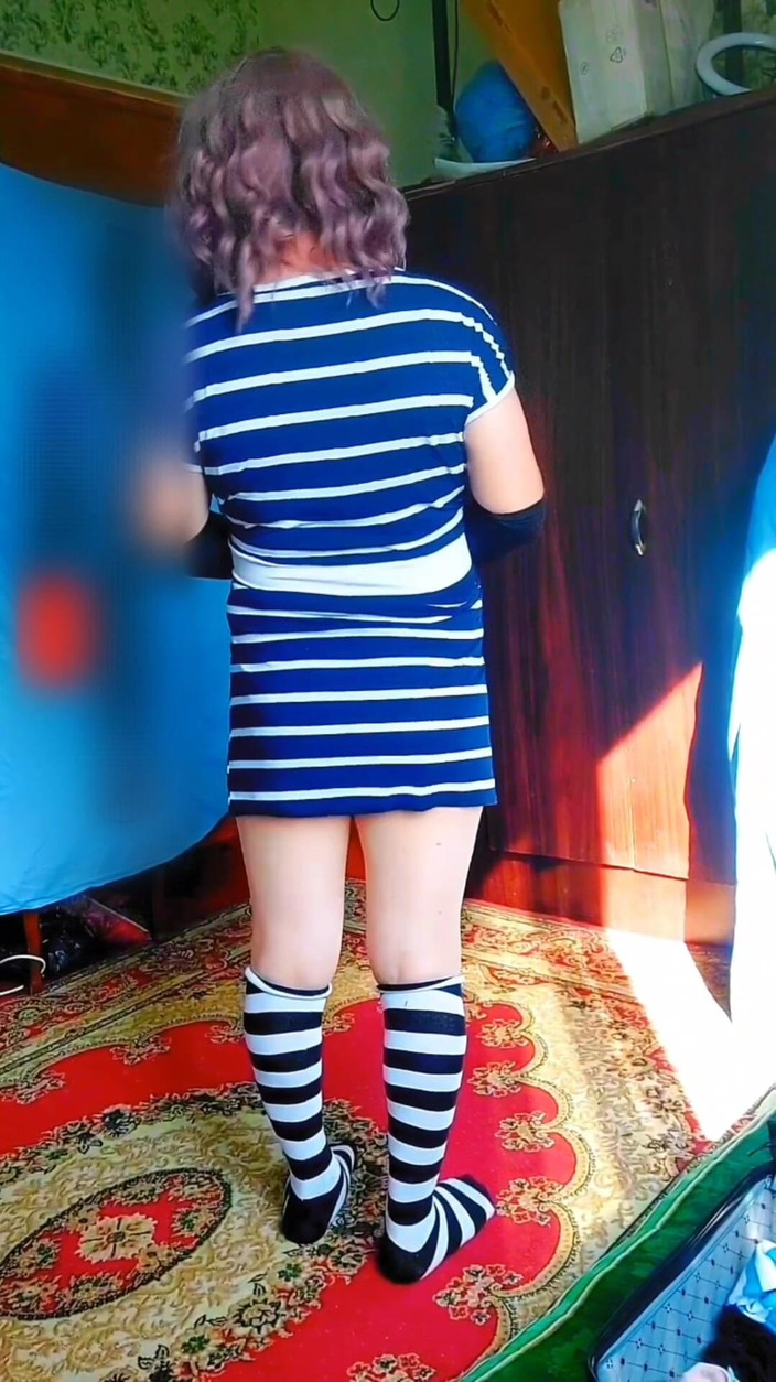 Kitty_Cross: 大きな白いお尻の大きなお尻の戦利品の男の子弱虫女装者女装女郎があなたを興奮させます