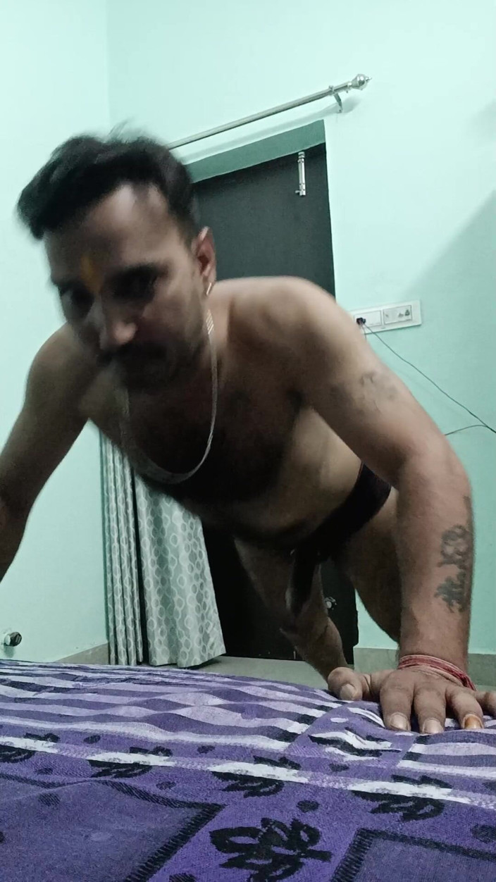 Rajasthani-old-lover: Indyjski Desi Man seks i pokaż buty prysznicowe i masterbation