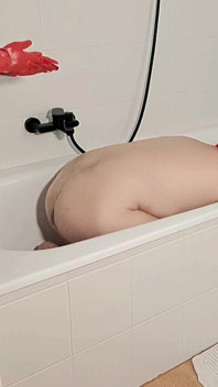 My Red Latexhands Are Deep in Your Asshole