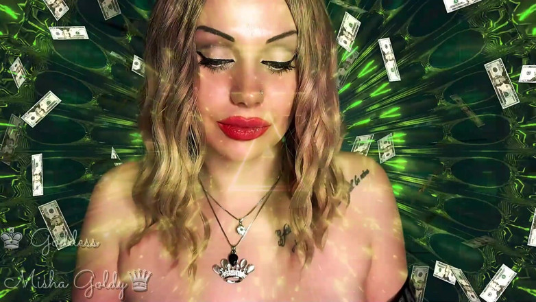 Goddess Misha Goldy: Hipnotizante HFO financiero &amp; contacto visual &amp; ASMR! ¡Ven a la ruina financiera!