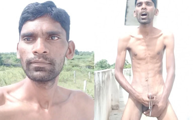 Rajesh Playboy 993: Rajesh Playboy 993 Al Aire Libre Mostrando Fuera Del Culo, Nalgadas...