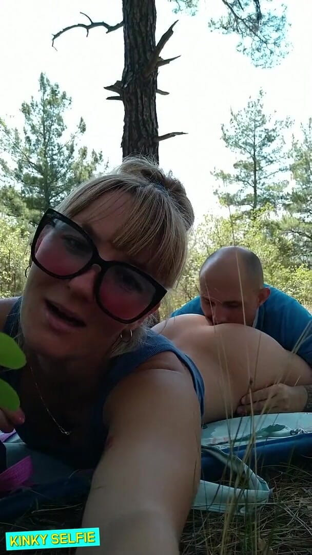Sasha Bikeyeva: Kinky selfie - she shot a video on the phone as...