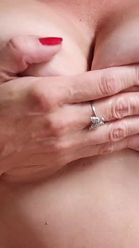 Sexy Jerk off Instructions for My Fans...big Tits and Hairy Pussy with Creampie Pussy