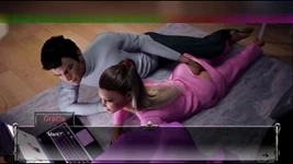 Lewd movie night with Gracie. 3D porn cartoon sex