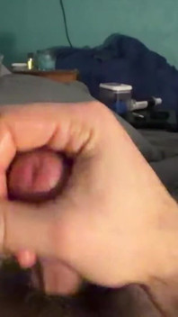 Jerking That Hairy Cock