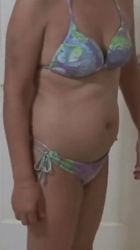 On the Beach My Beautiful Wife Shows off in a Bikini and Makes My Cocks Very Hard