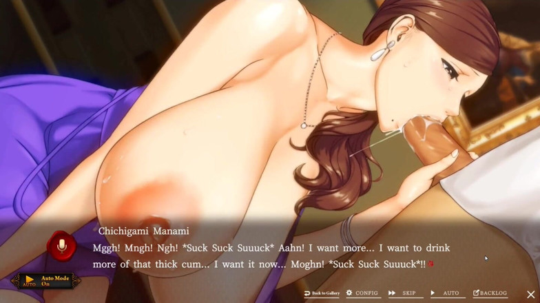 NSFWOtaku: Hentai oyunu - profesyonel gırtlağına kadar alma performansı - devasa göğüslü orta...