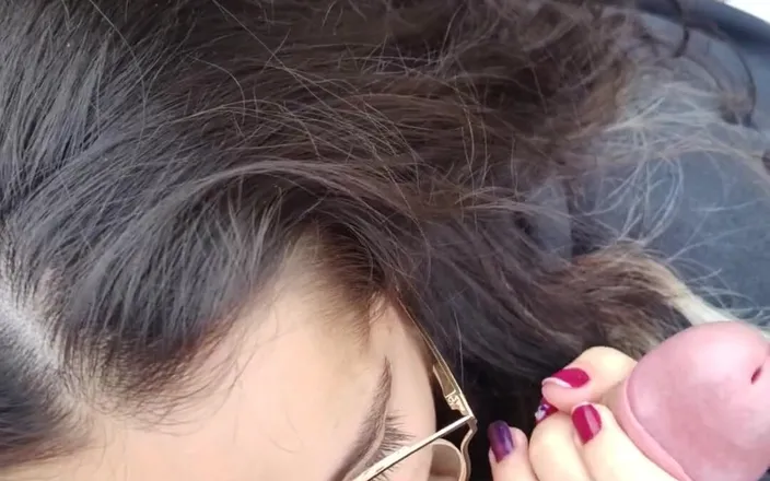 Ragnar Blanc: Outdoor Blowjob with Cumshot on White Moon's Face