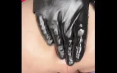 Fist Training My Loose Cummy Ass Hole
