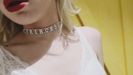 Taya Lite: Blonde teen bites and licks her sweet lips