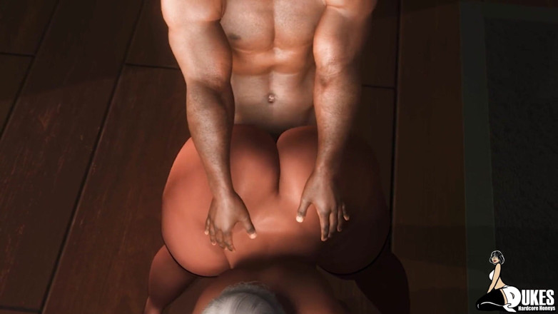 Dukes Hardcore Honeys: Big booty Church lady gets more back shots