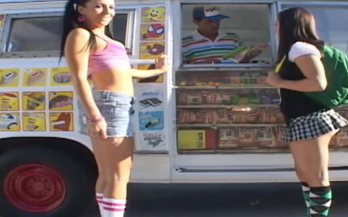 The Window of Sex: Hot Ice Creams Scene-2_beautiful Brunette Teen Has Fun Fucking After...