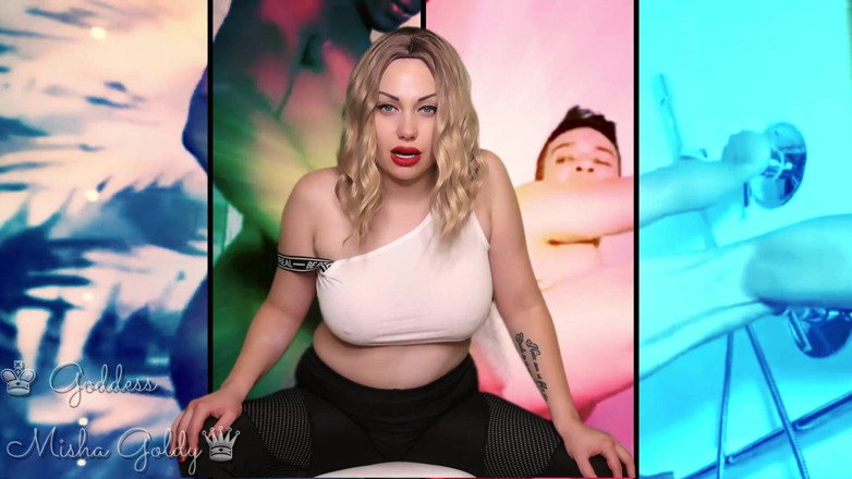 Goddess Misha Goldy: aap samooh samlaingik porn dekh rahe hain aur bare sakht...